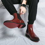 LUCASSI  LEATHER CHELSEA BOOTS