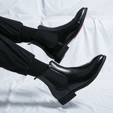 LUCASSI  LEATHER CHELSEA BOOTS