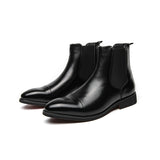 LUCASSI  LEATHER CHELSEA BOOTS