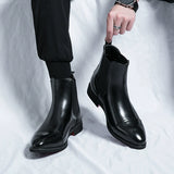 LUCASSI  LEATHER CHELSEA BOOTS