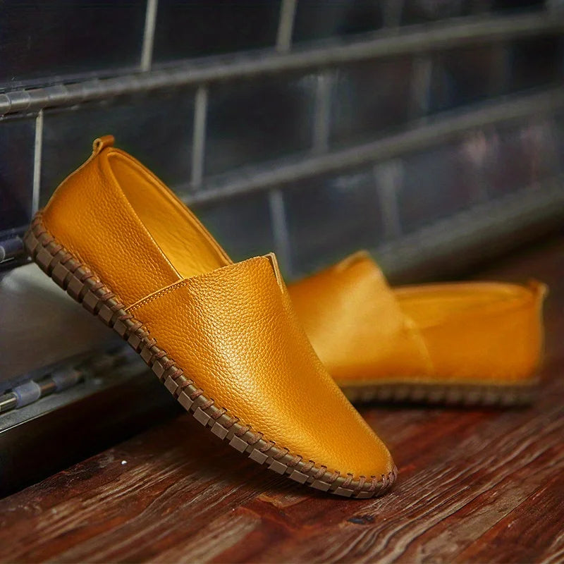 FRANCESCO BARATTA LEATHER LOAFERS