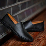 FRANCESCO BARATTA LEATHER LOAFERS