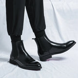 LUCASSI  LEATHER CHELSEA BOOTS