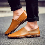 FRANCESCO BARATTA LEATHER LOAFERS