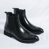 LUCASSI  LEATHER CHELSEA BOOTS