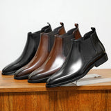 LEANDRO LEATHER CHELSEA BOOTS