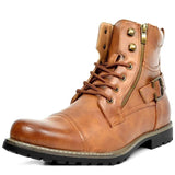 WINDSOR LACE-UP LEATHER BOOTS