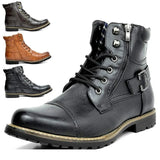 WINDSOR LACE-UP LEATHER BOOTS