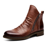 BERNARDO LEATHER CHELSEA BOOTS