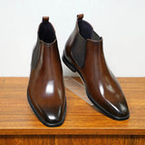 LEANDRO LEATHER CHELSEA BOOTS