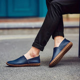 FRANCESCO BARATTA LEATHER LOAFERS